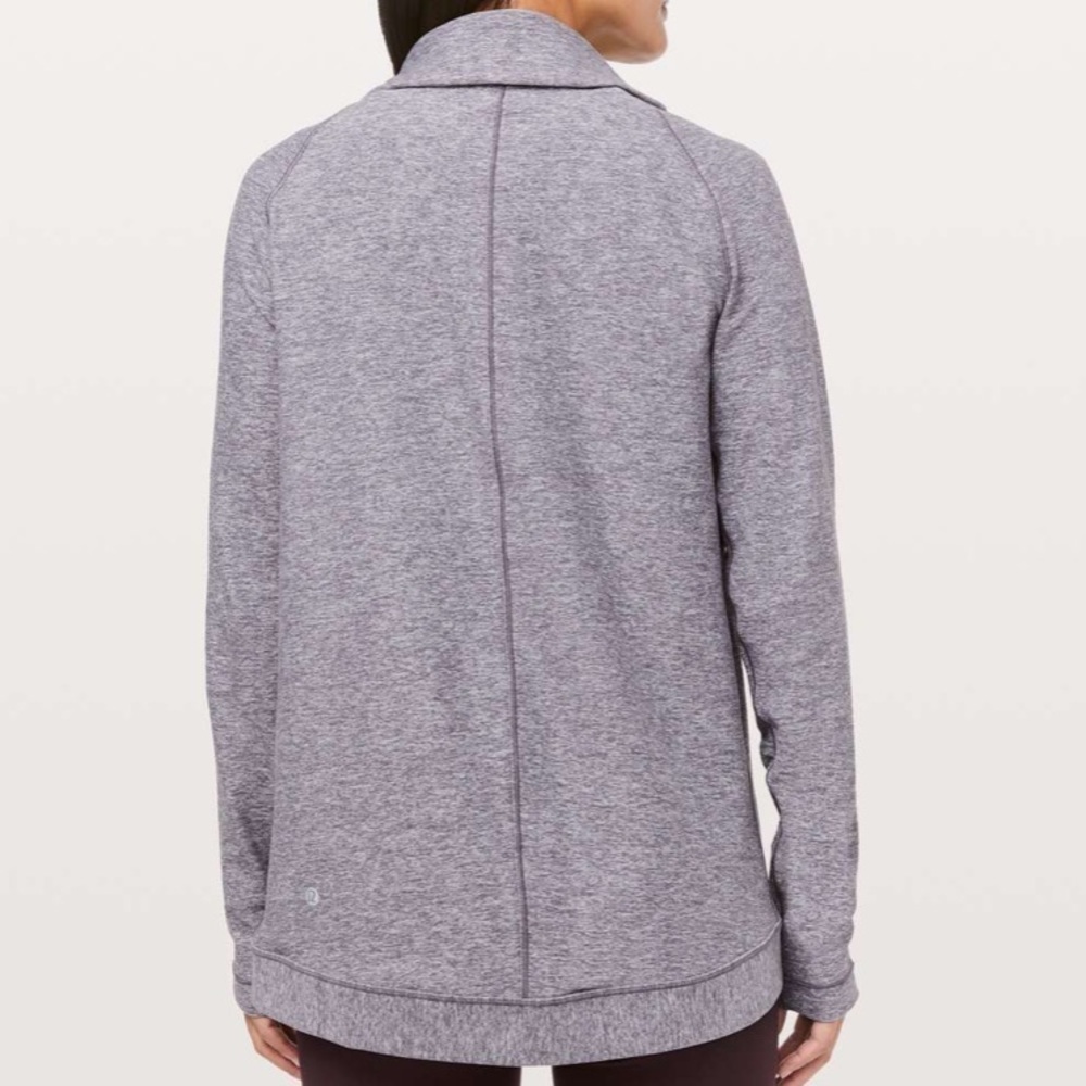 Lululemon Rulu Rally Wrap Heathered Graphite Purple 4 - Picture 3 of 13